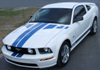 2005-09 Mustang Dual Hood Stripes with Faders (narrow) Stripe Kit